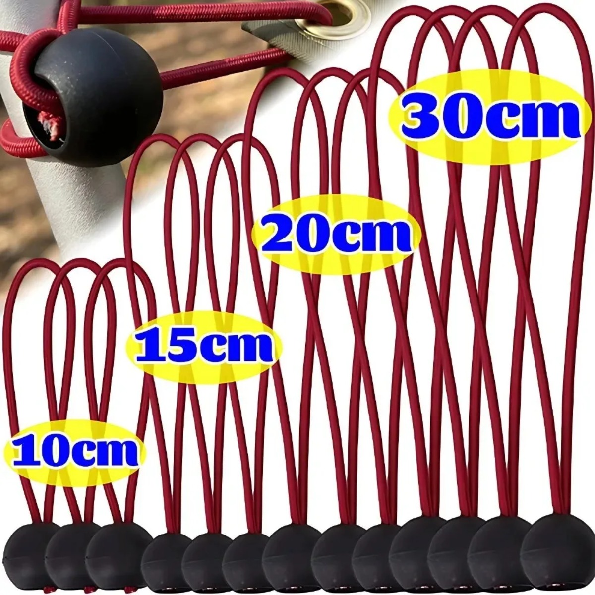 Outdoor Camping Sleeping Bag - Многофункциональный эластичный шнур-банджи с пряжкой для