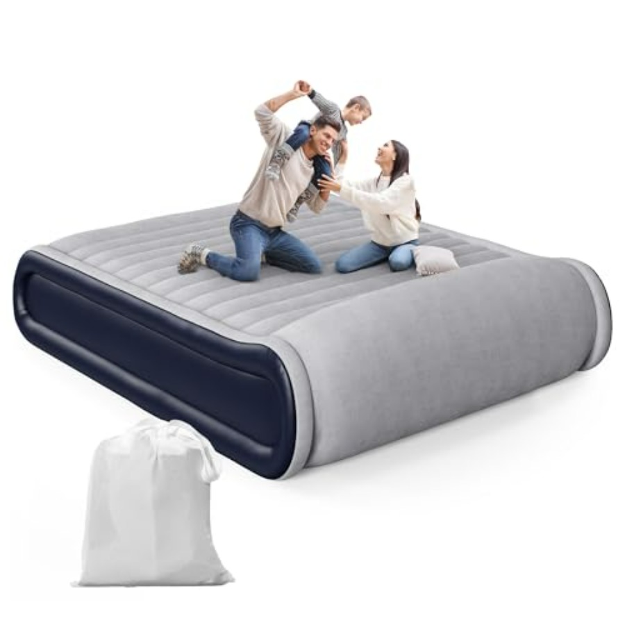 Outdoor Inflatable Camping Tent With Air Pump - Надувной матрас Queen с встроенным насосом
