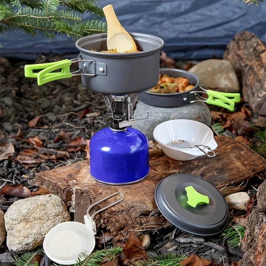 Outdoor Camping Cooking Set - Набор для приготовления пищи в кемпинге: