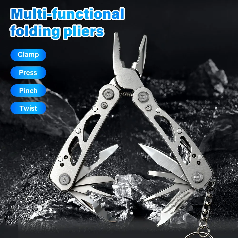 Outdoor Camping Essential Gear - Многофункциональный складной инструмент из нержавеющей стали: