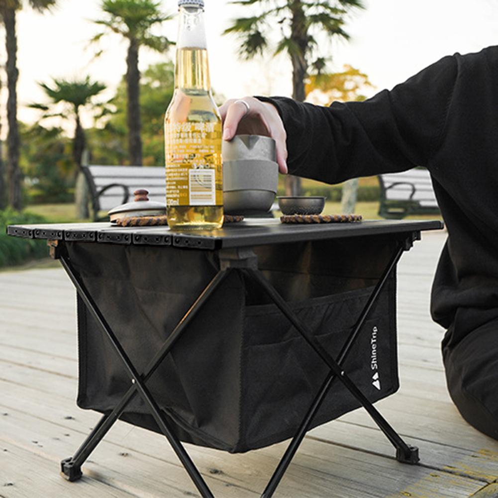 Outdoor Camping Table With Storage - Складная сумка для хранения на открытом