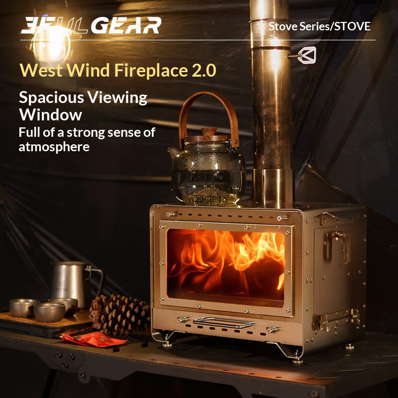 Outdoor Camping Oven - 3F UL GEAR Камин из нержавеющей