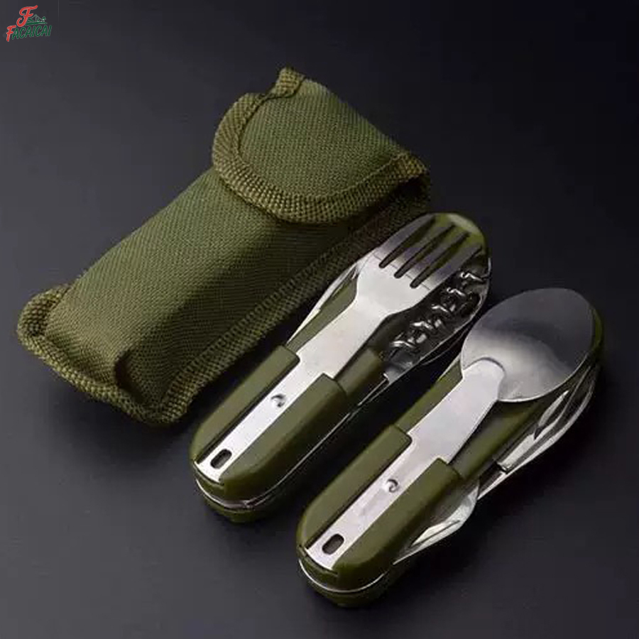 Outdoor Camping Essential Gear - Набор для кемпинга 5-в-1 из нержавеющей