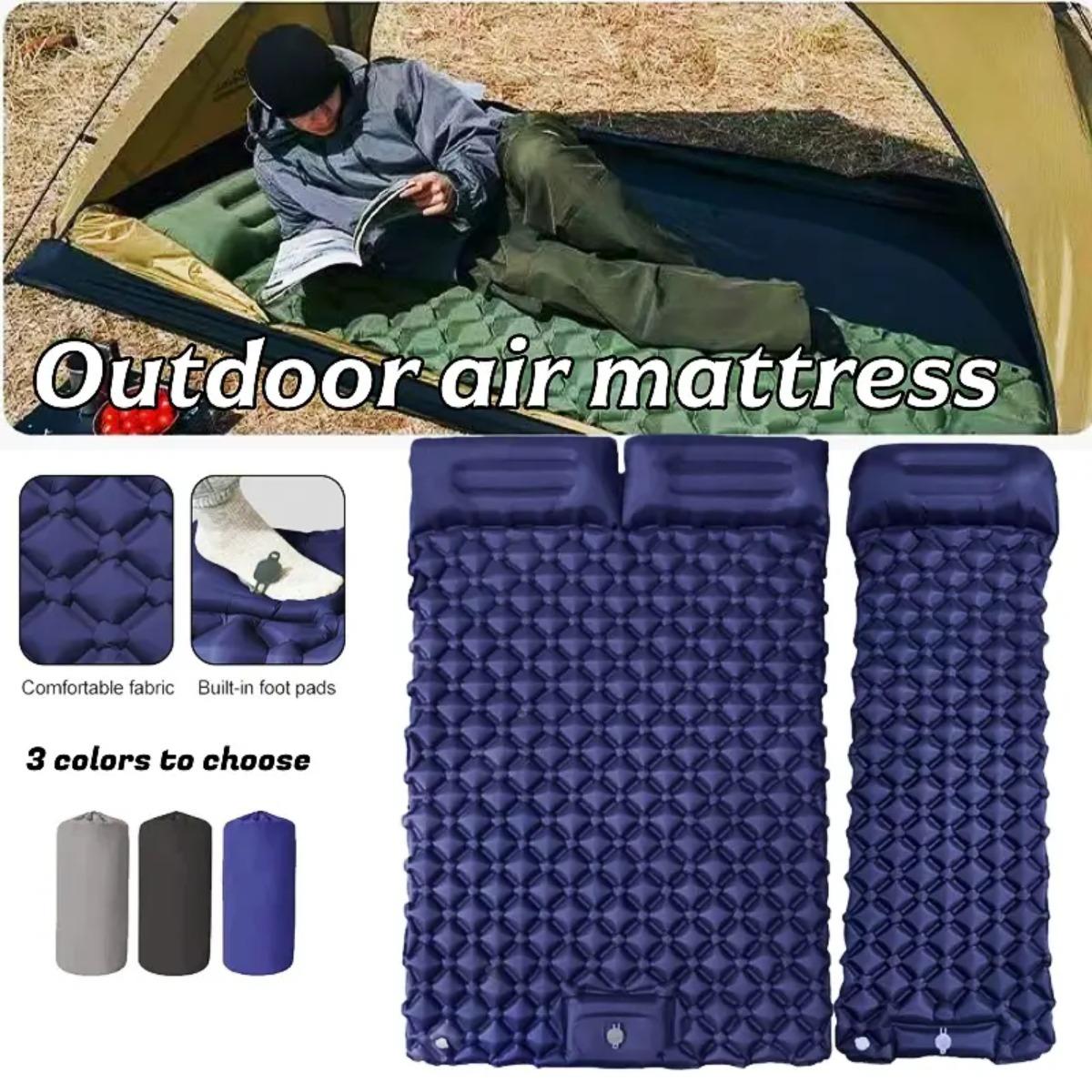 Outdoor Camping Rugs - Односпальный и двуспальный надувной матрас, складной