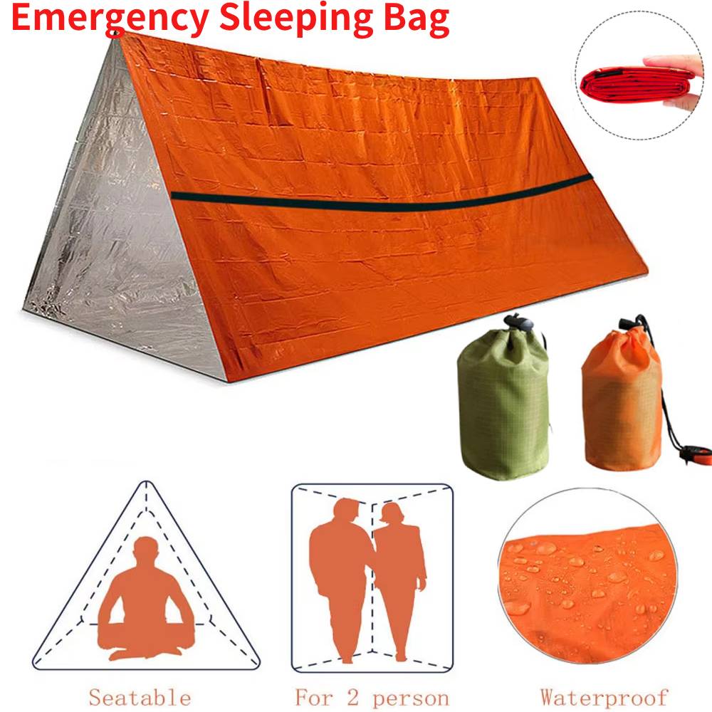 Outdoor Camping Essential Gear - Портативный водонепроницаемый спальный мешок для выживания