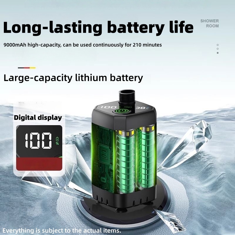 Портативный электрический душ  – обзор и цена Battery Outdoor Camping