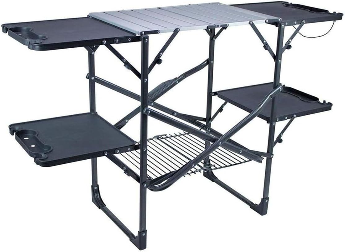 Складной портативный кухонный  – обзор и цена Outdoor Camping Cooking Table
