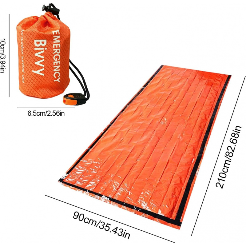Набор из 2 аварийных спальных  – обзор и цена Outdoor Camping Sleeping Bag