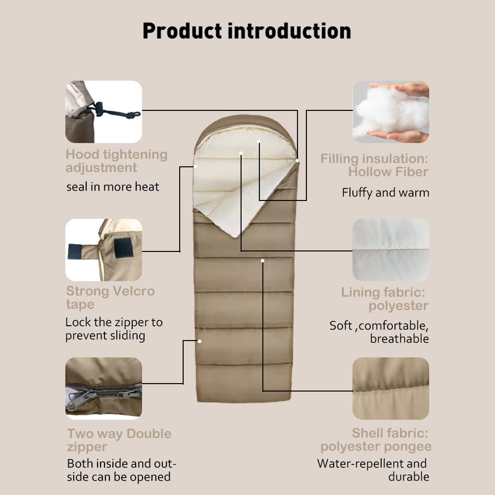 Водонепроницаемый легкий спаль – обзор и цена Outdoor Camping Sleeping Bag