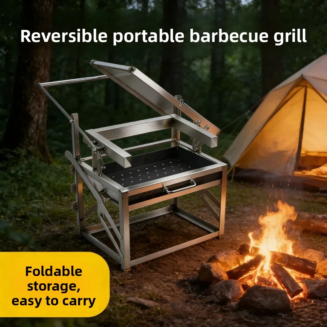 Прочный автоматически вращающи – обзор и цена Outdoor Camping Oven