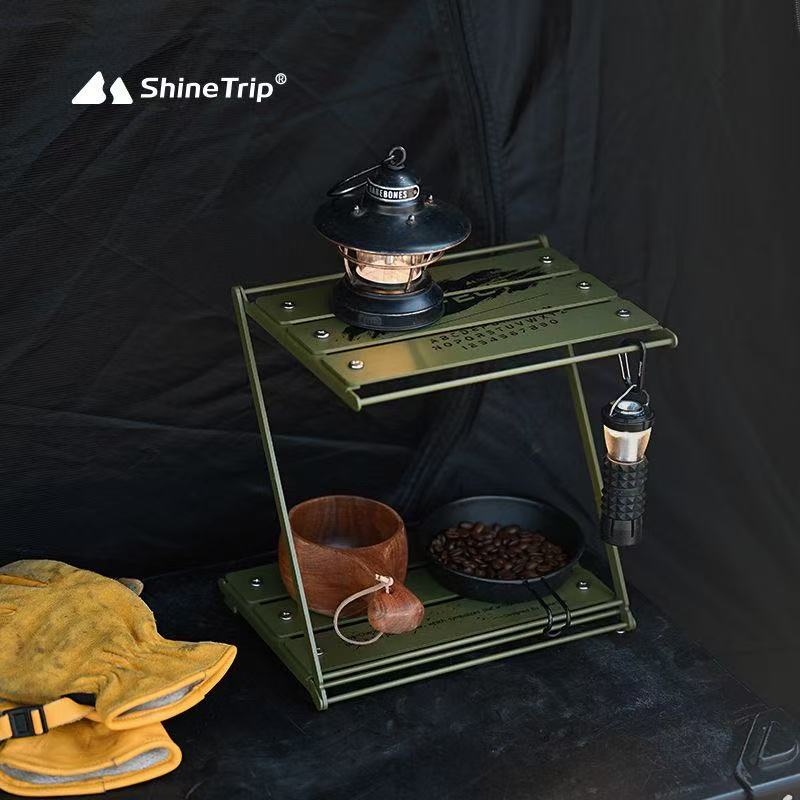 Складная походная подставка Sh – обзор и цена Outdoor Camping Table With Storage