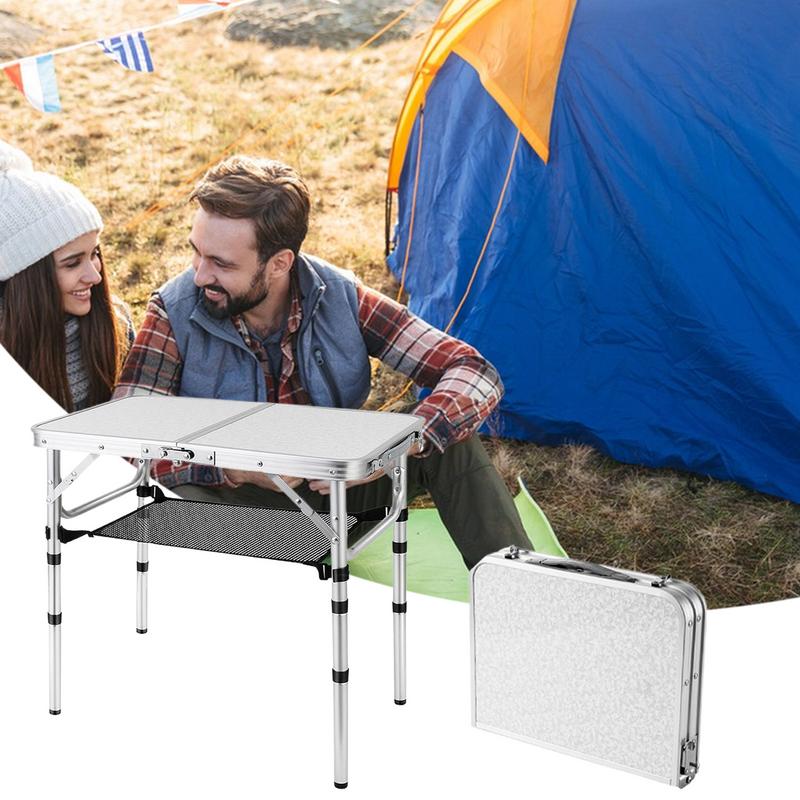 Стол для кемпинга, складной ул – обзор и цена Outdoor Camping Table With Storage