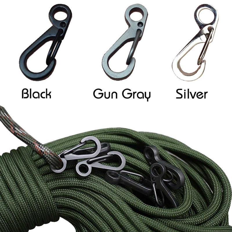 10 шт./лот мини-карабин из пар – обзор и цена Outdoor Camping Essential Gear