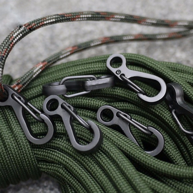10 шт./лот мини-карабин из пар – обзор и цена Outdoor Camping Essential Gear