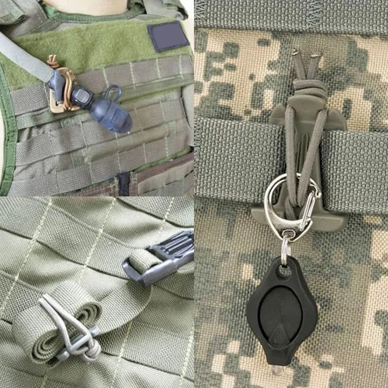 5/10 шт. нейлоновые карабины-к – обзор и цена Outdoor Camping Essential Gear