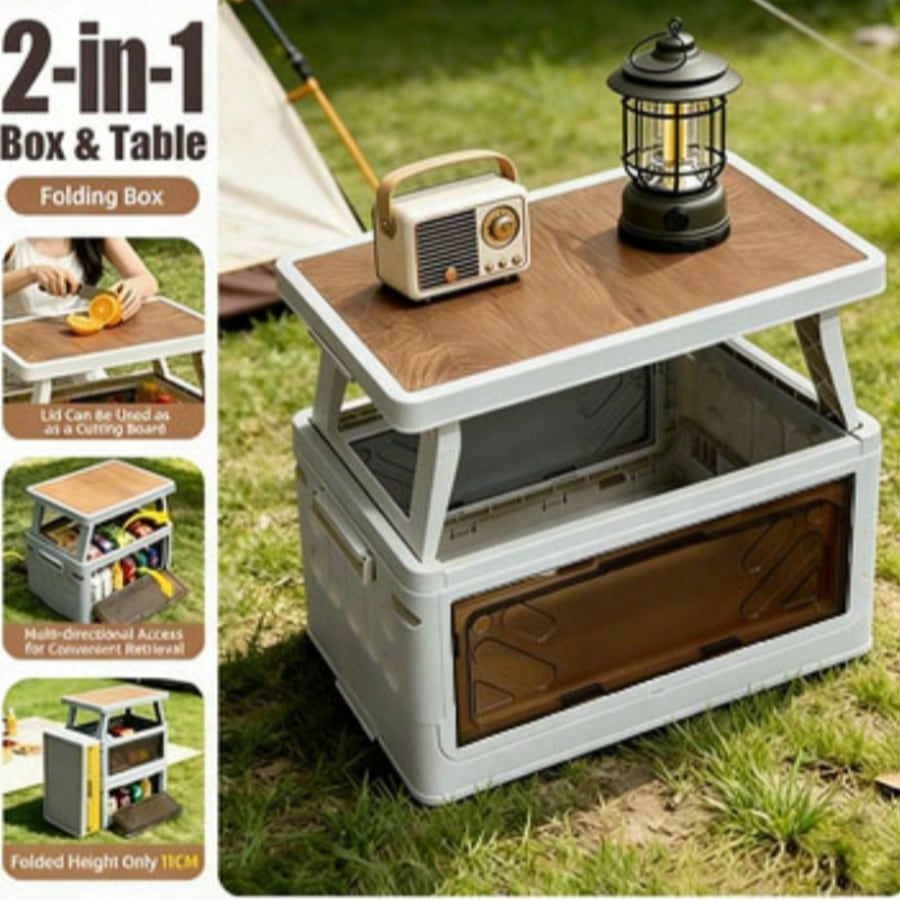Многофункциональный ящик для х – обзор и цена Outdoor Camping Table With Storage