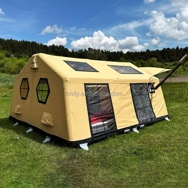 Большая надувная палатка для к – обзор и цена Outdoor Inflatable Camping Tent With Air Pump