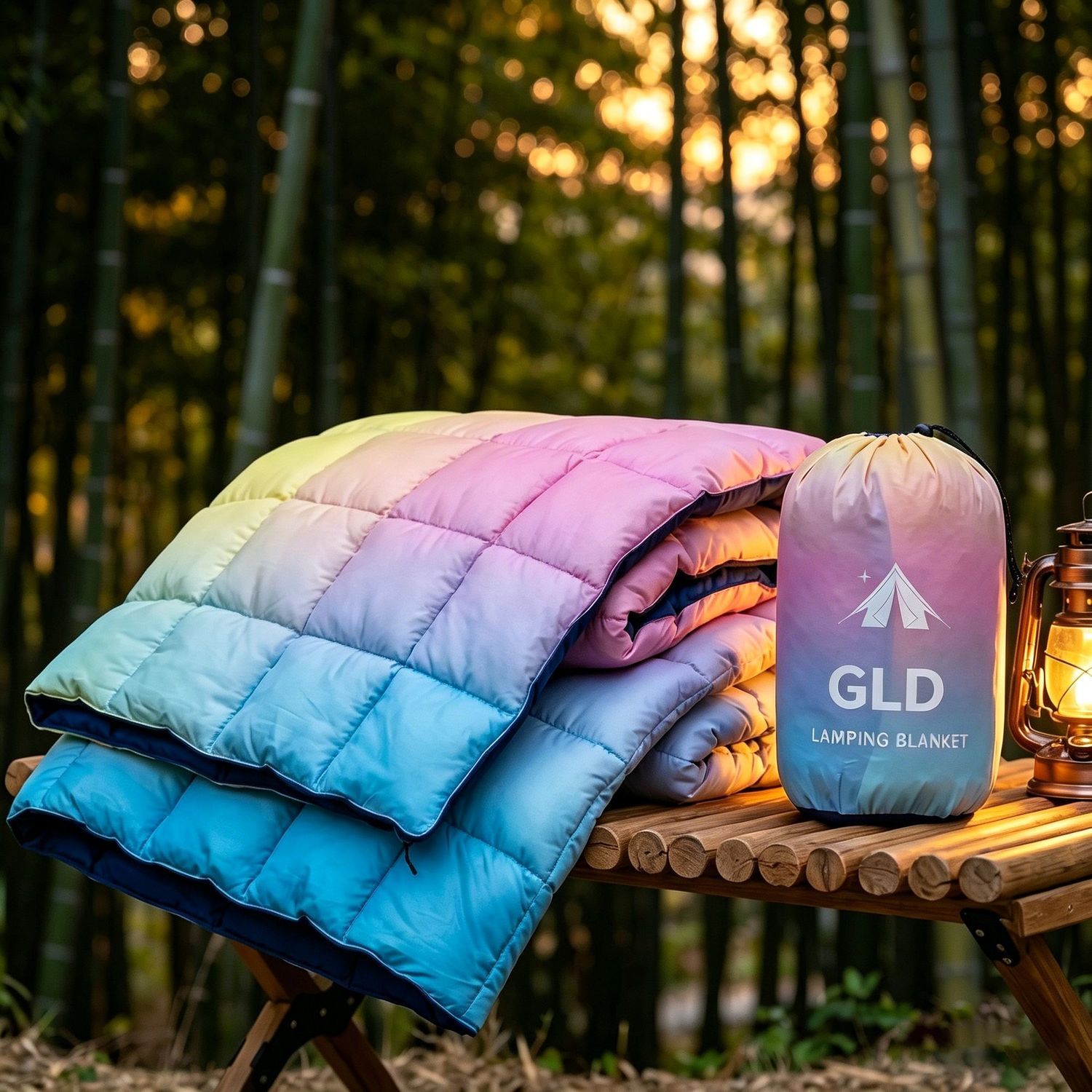 Кемпинговое одеяло с градиентн – обзор и цена Outdoor Camping Blanket