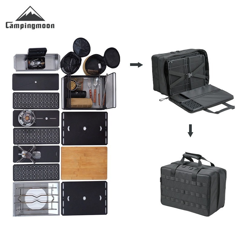Сумка для хранения CAMPINGMOON – обзор и цена Outdoor Camping Table With Storage
