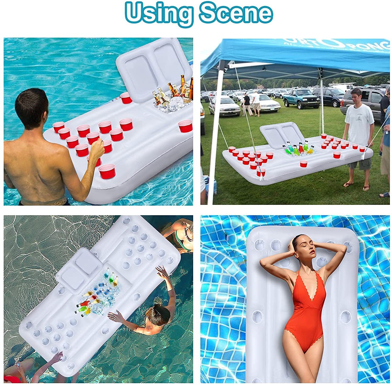 Надувной плавающий стол для пи – обзор и цена Outdoor Camping Games