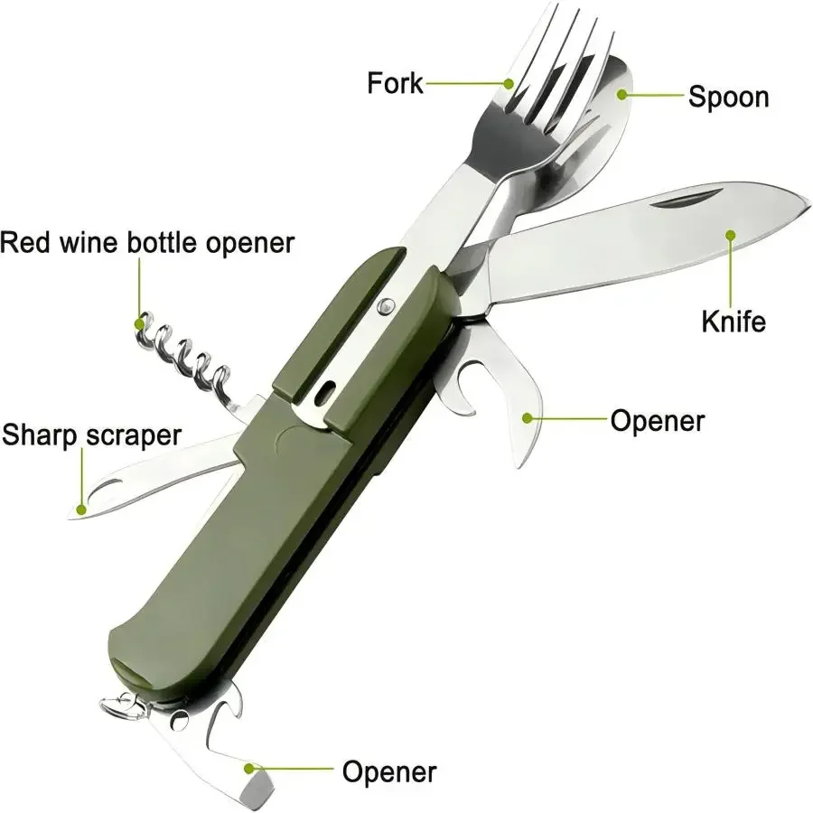 Набор для кемпинга 5-в-1 из не – обзор и цена Outdoor Camping Essential Gear