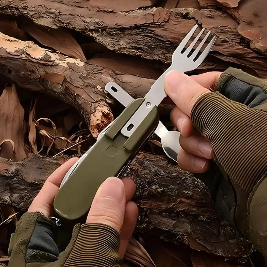 Набор для кемпинга 5-в-1 из не – обзор и цена Outdoor Camping Essential Gear