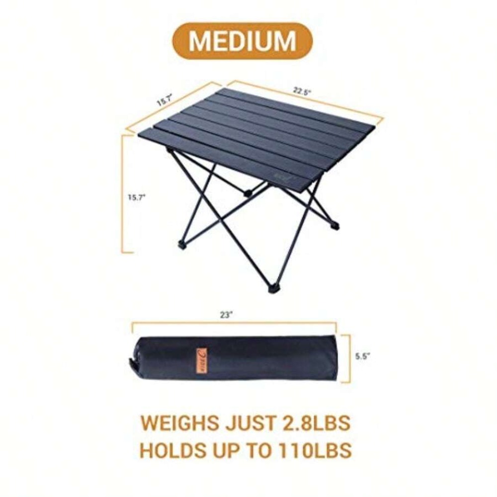 Ультралегкий складной алюминие – обзор и цена Outdoor Camping Cooking Table