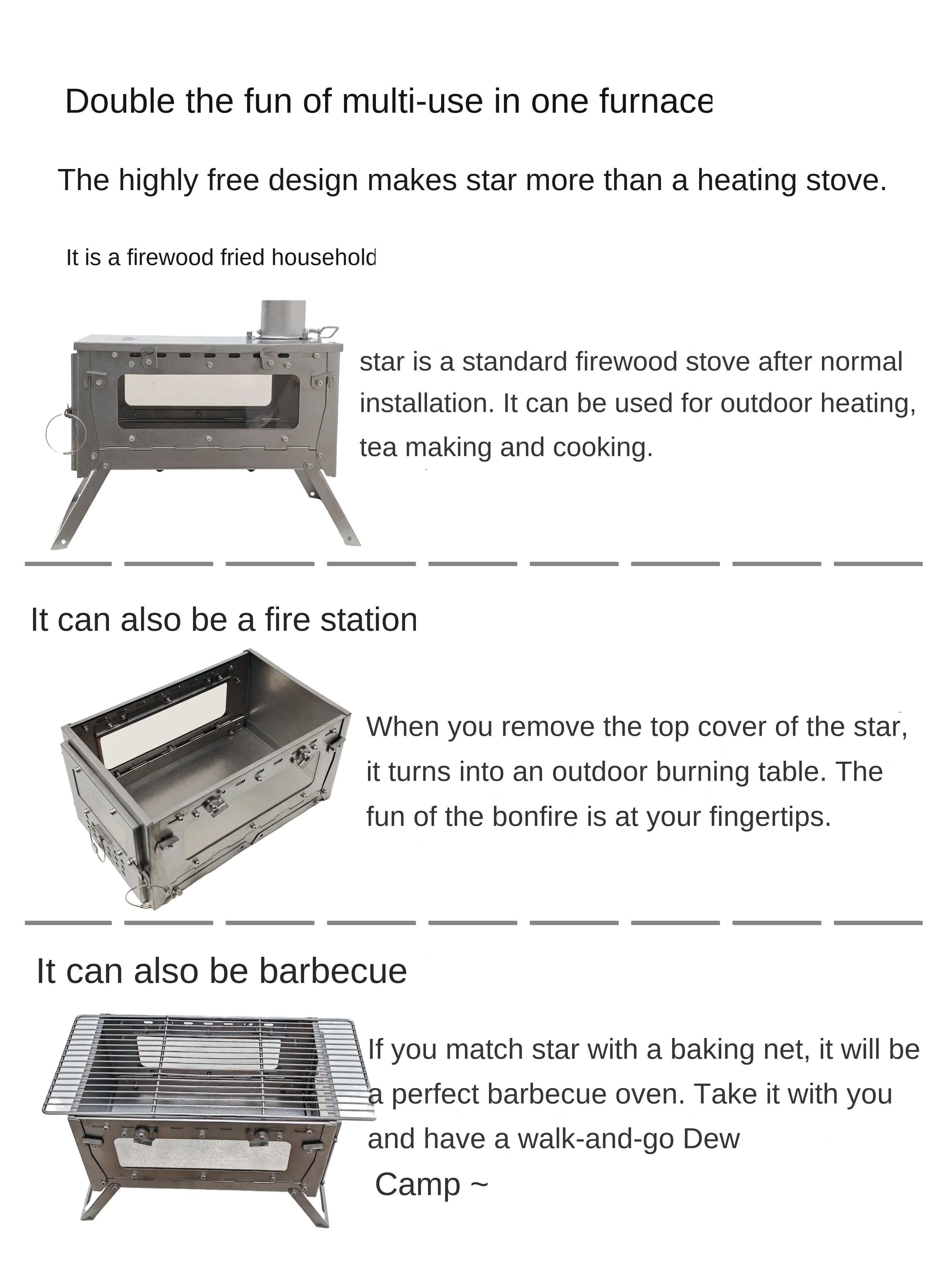 Складная печь из титанового сп – обзор и цена Outdoor Camping Oven