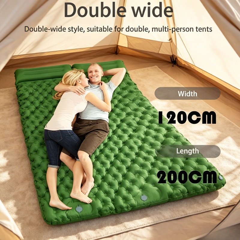 Двухместный сверхширокий надув – обзор и цена Outdoor Inflatable Camping Tent With Air Pump