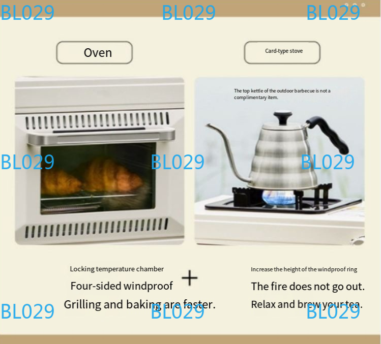 Портативная мини-печь для выпе – обзор и цена Outdoor Camping Oven
