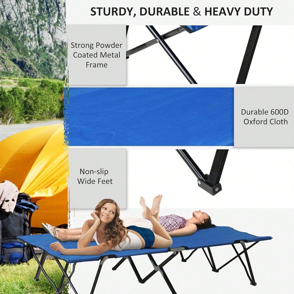 Складная походная раскладушка  – обзор и цена Outdoor Camping Sleeping Bag