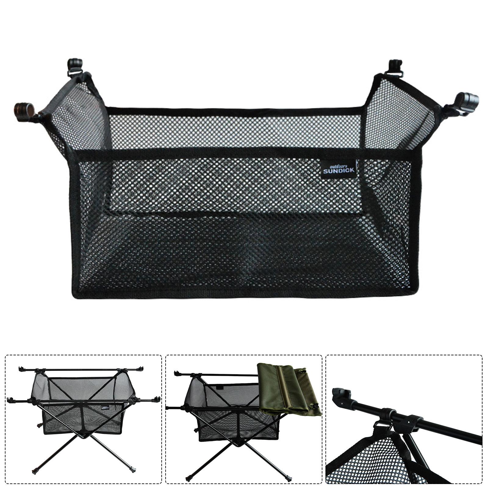 Складная сетчатая сумка для хр – обзор и цена Outdoor Camping Table With Storage