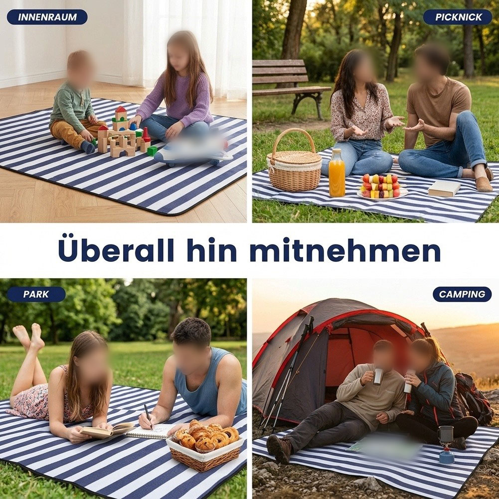 Плед для пикника 200*200 см/20 – обзор и цена Outdoor Camping Blanket